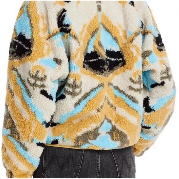 Free People Rocky Ridge Fleece Jacket, Meadow NWT - Picture 5 of 5